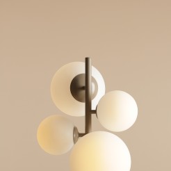 LAMPA STOJĄCA BLOOM BLACK 1091A1