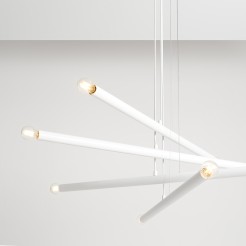 LAMPA WISZĄCA TUBO 8 WHITE 1072P