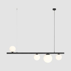 LAMPA WISZĄCA GARDA 4 BLACK 1099L1