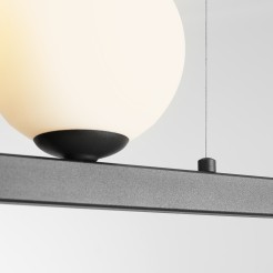 LAMPA WISZĄCA GARDA 4 BLACK 1099L1