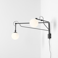 KINKIET SOHO GLASS 2 BLACK 1105D1