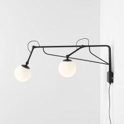 KINKIET SOHO GLASS 2 BLACK 1105D1