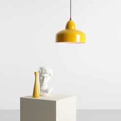 LAMPA WISZĄCA COMO MUSTARD 946G14