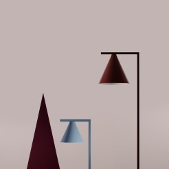 LAMPKA BIURKOWA FORM DUSTY BLUE 1108B16