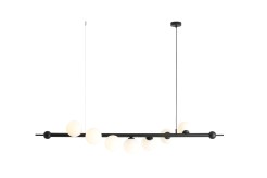 LAMPA WISZĄCA WAVE 7 BLACK 1115T1