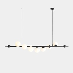 LAMPA WISZĄCA WAVE 7 BLACK 1115T1