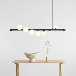 LAMPA WISZĄCA WAVE 7 BLACK 1115T1