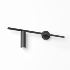KINKIET TREVO ALL BLACK (left) 1104C1