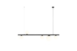 LAMPA WISZĄCA GARDA 5 BLACK 1099F1