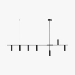 LAMPA WISZĄCA TREVO 7 ALL BLACK 1104T1