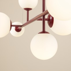 LAMPA WISZĄCA DIONE 6 RED WINE 1092K15