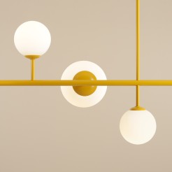 LAMPA WISZĄCA DIONE 6 MUSTARD 1092K14