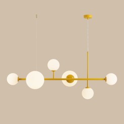 LAMPA WISZĄCA DIONE 6 MUSTARD 1092K14