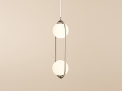 LAMPA WISZĄCA RIVA 2 BEIGE 1086H17