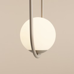 LAMPA WISZĄCA RIVA 2 BEIGE 1086H17