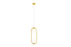 LAMPA WISZĄCA RIVA 2 MUSTARD 1086H14