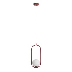 LAMPA WISZĄCA RIVA RED WINE 1086G15
