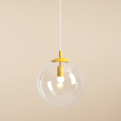 LAMPA WISZĄCA GLOBE MUSTARD 562G14