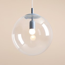 LAMPA WISZĄCA GLOBE DUSTY BLUE 562G16