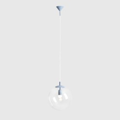 LAMPA WISZĄCA GLOBE DUSTY BLUE 562G16
