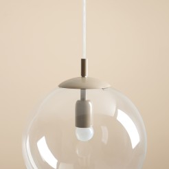 LAMPA WISZĄCA GLOBE BEIGE 562G17