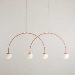 LAMPA WISZĄCA UNA 4 CORAL L 1116L11_L