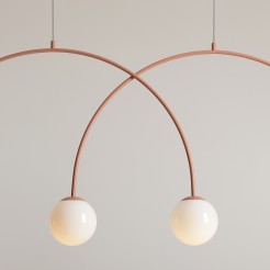 LAMPA WISZĄCA UNA 4 CORAL L 1116L11_L