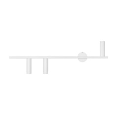 KINKIET TREVO 3 ALL WHITE (left) 1104Y