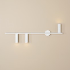 KINKIET TREVO 3 ALL WHITE (left) 1104Y