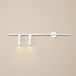 KINKIET TREVO 2 ALL WHITE (left) 1104D
