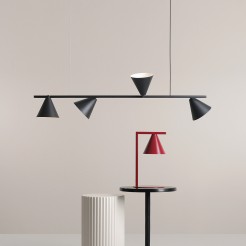 LAMPA WISZĄCA FORM 4 BLACK 1108L1