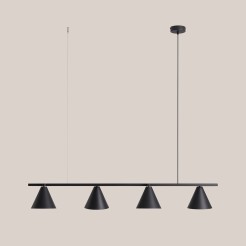 LAMPA WISZĄCA FORM 4 BLACK 1108L1