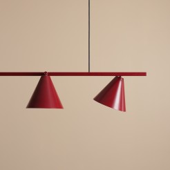 LAMPA WISZĄCA FORM 4 RED WINE 1108L15