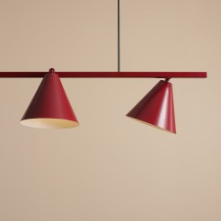 LAMPA WISZĄCA FORM 4 RED WINE 1108L15