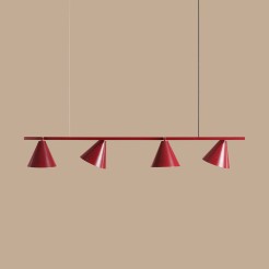 LAMPA WISZĄCA FORM 4 RED WINE 1108L15