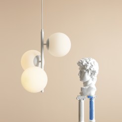 LAMPA WISZĄCA FIN 3 WHITE M 1120E_M