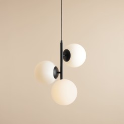 LAMPA WISZĄCA FIN 3 BLACK M 1120E1_M
