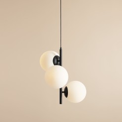 LAMPA WISZĄCA FIN 3 BLACK M 1120E1_M