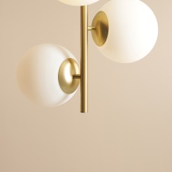 LAMPA WISZĄCA FIN 3 BRASS M 1120E40_M