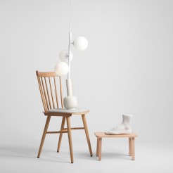 LAMPA WISZĄCA FIN 3 WHITE S 1120E_S