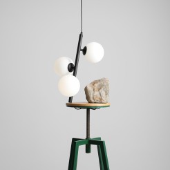 LAMPA WISZĄCA FIN 3 BLACK S 1120E1_S
