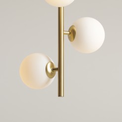 LAMPA WISZĄCA FIN 3 BRASS S 1120E40_S