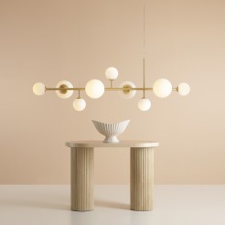 LAMPA WISZĄCA DIONE 9 BRASS 1092N40