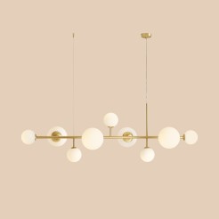LAMPA WISZĄCA DIONE 9 BRASS 1092N40