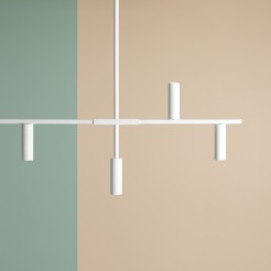 LAMPA WISZĄCA TREVO 7 ALL WHITE 1104T