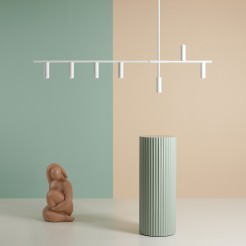 LAMPA WISZĄCA TREVO 7 ALL WHITE 1104T