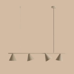 LAMPA WISZĄCA FORM 4 BEIGE 1108L17