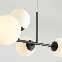 LAMPA WISZĄCA FIN 6 BLACK 1120K1