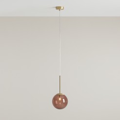 LAMPA WISZĄCA BOSSO MINI 20 MULTICOLOUR (CHOCO CREAM) 1119XS40_CK