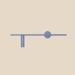 KINKIET TREVO DUSTY BLUE (left) 1104C16